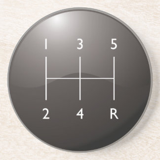 Gear Shifter Sandstone Coaster