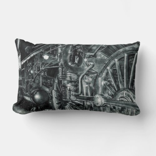 Gear Up _ Train Wheels    Lumbar Pillow