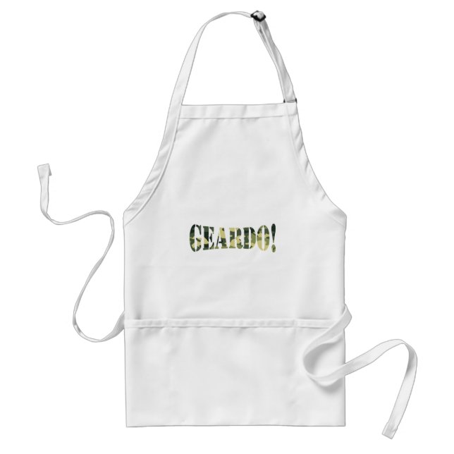 GEARDO! CAMO / CAMOUFLAGE ADULT APRON (Front)