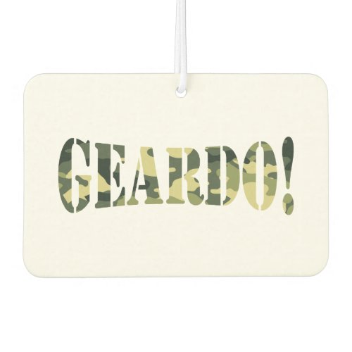 GEARDO CAMO  CAMOUFLAGE AIR FRESHENER