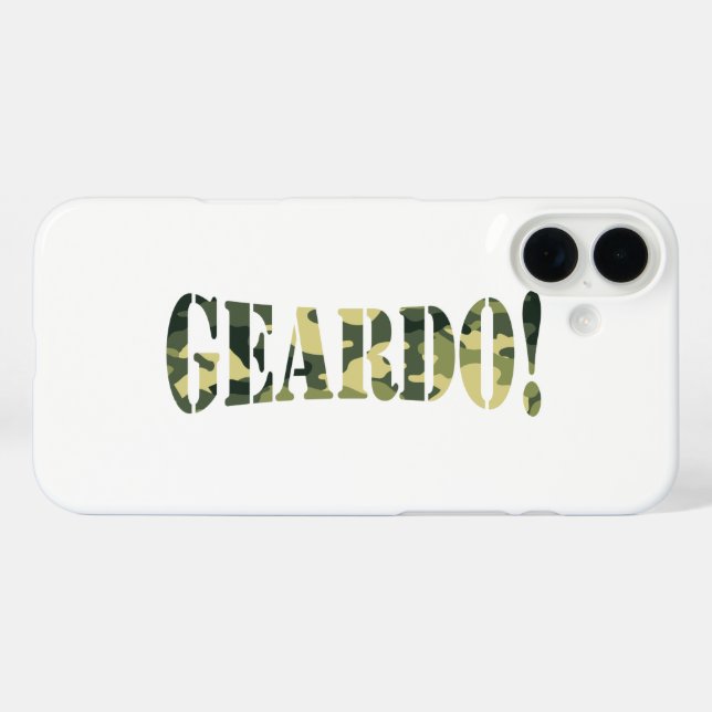 GEARDO! CAMO / CAMOUFLAGE Case-Mate iPhone CASE (Back (Horizontal))