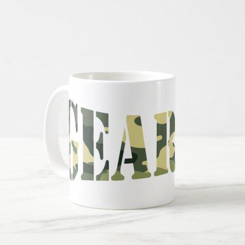 GEARDO CAMO  CAMOUFLAGE COFFEE MUG