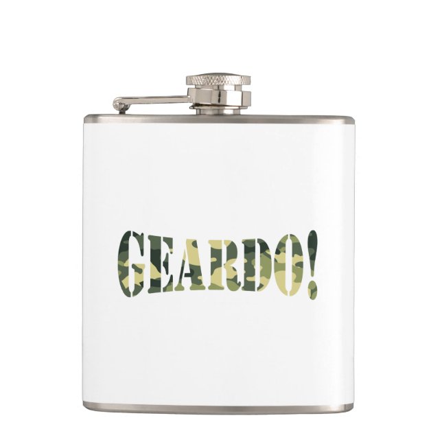 GEARDO! CAMO / CAMOUFLAGE FLASK (Front)