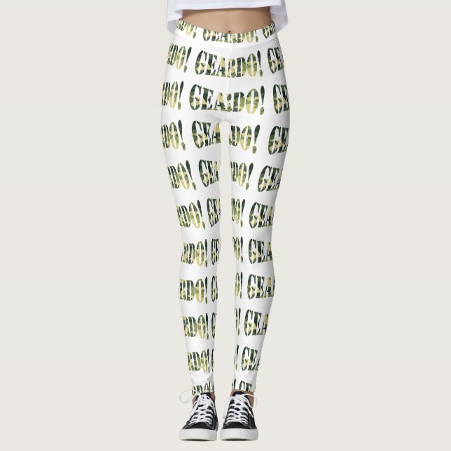 GEARDO! CAMO / CAMOUFLAGE LEGGINGS (Front)