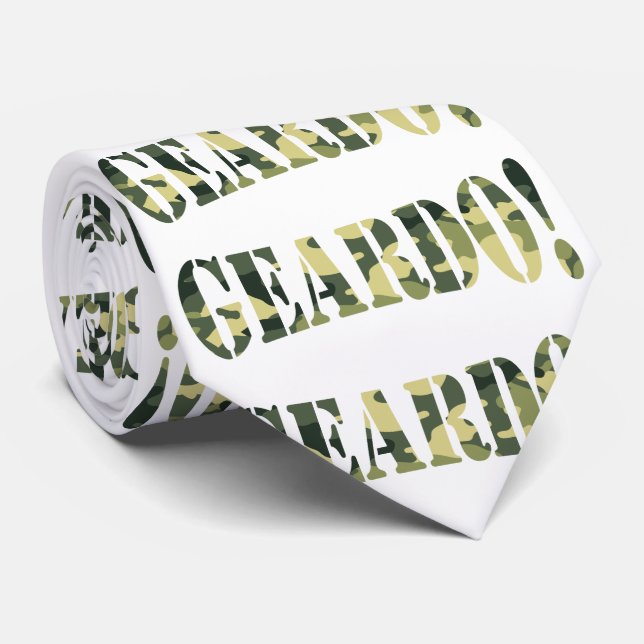 GEARDO! CAMO / CAMOUFLAGE NECK TIE (Rolled)