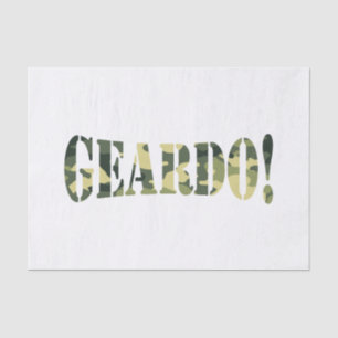 GEARDO! CAMO / CAMOUFLAGE TISSUE PAPER