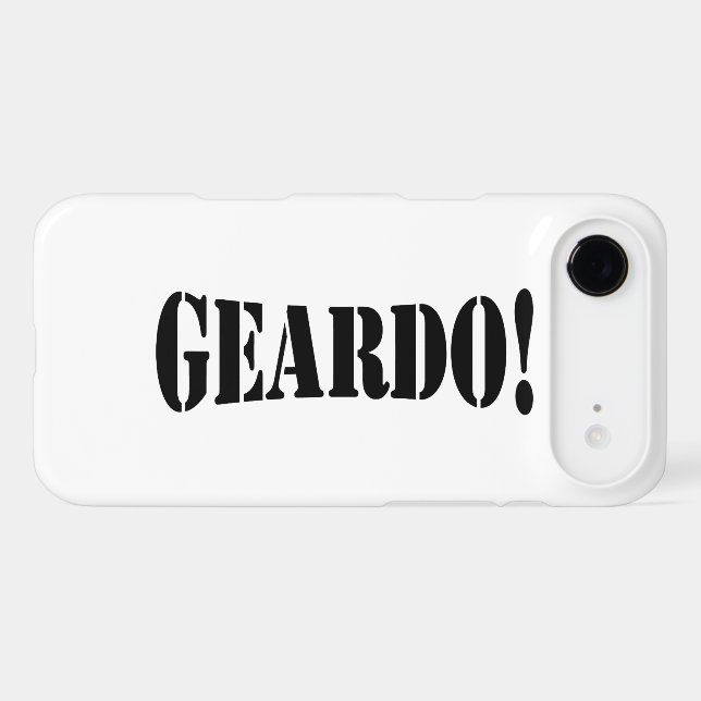 GEARDO! Case-Mate iPhone CASE (Back (Horizontal))