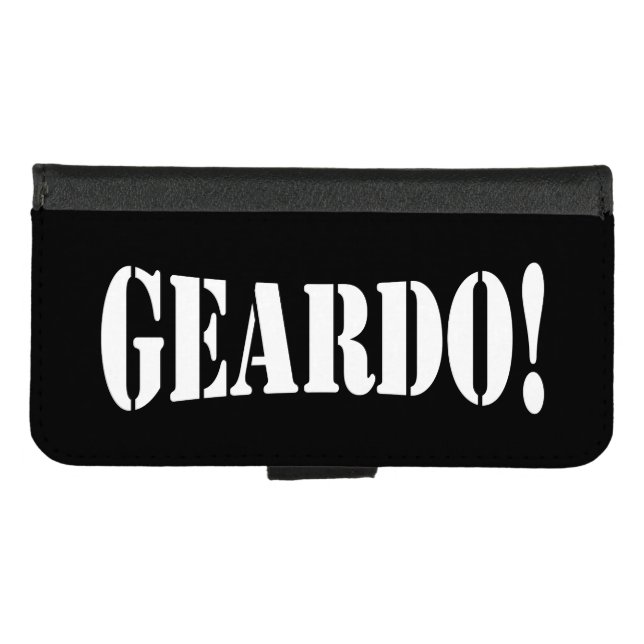 GEARDO! iPhone WALLET CASE (Front (Horizontal))