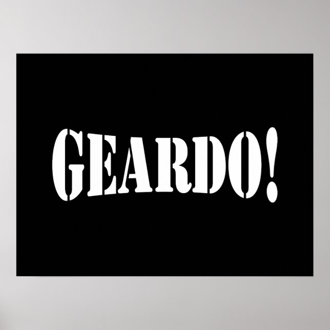 GEARDO! POSTER (Front)