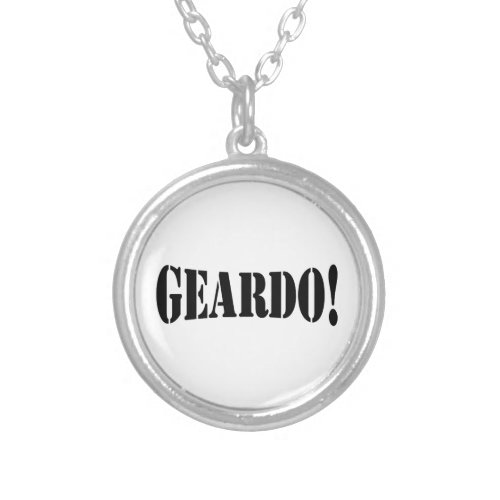 GEARDO SILVER PLATED NECKLACE