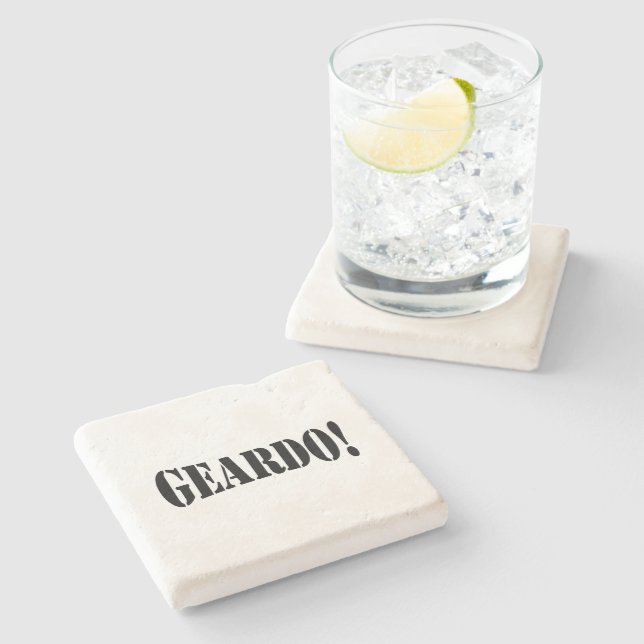 GEARDO! STONE COASTER (Side)