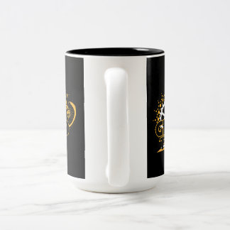 Geared To Go Mount Bike Cycling  Two-Tone Coffee Mug