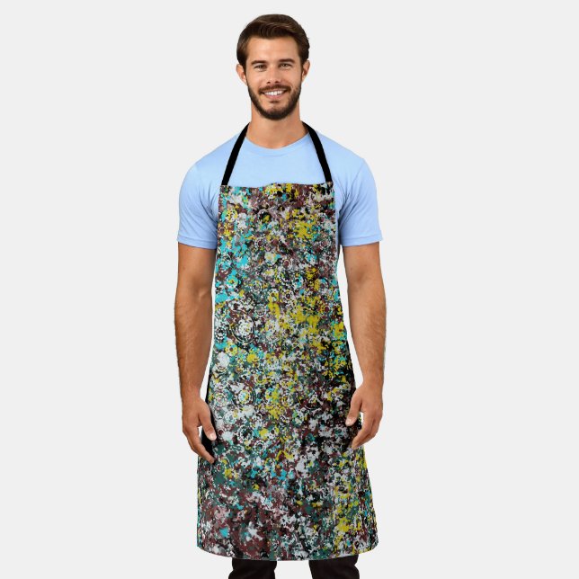 Geared Toward Abstract Art Design Lover  Apron (Worn)