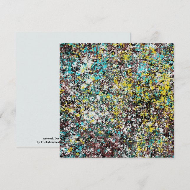 Geared Toward Abstract Art Design Lover Card (Front/Back)