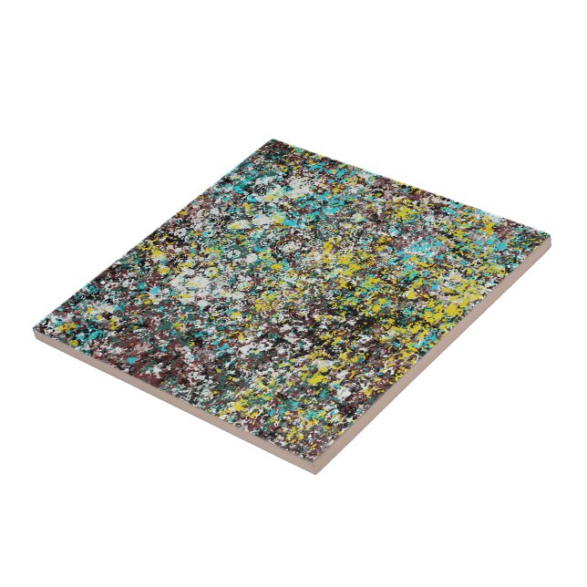 Geared Toward Abstract Art Design Lover  Ceramic Tile (Side)