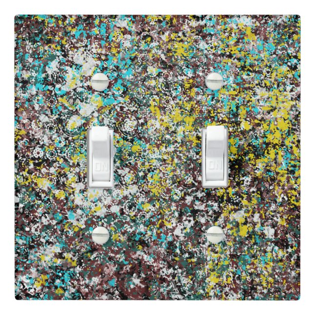 Geared Toward Abstract Art Design Lover  Light Switch Cover (In Situ)