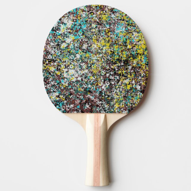 Geared Toward Abstract Art Design Lover Ping Pong Paddle (Front)