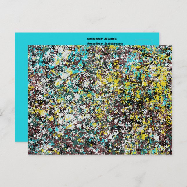 Geared Toward Abstract Art Design Lover Postcard (Front/Back)