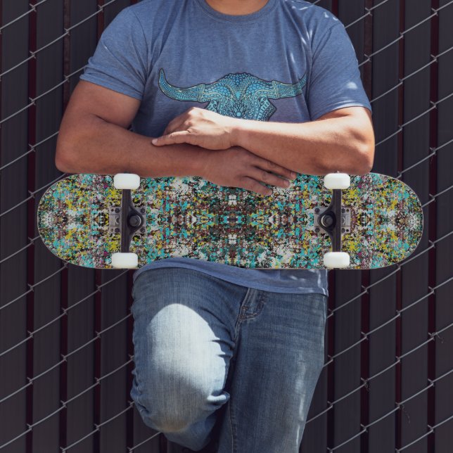 Geared Toward Abstract Art Design Lover Skateboard (Outdoor 3)