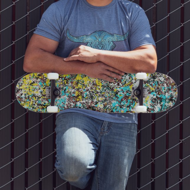 Geared Toward Abstract Art Design Lover Skateboard (Outdoor 3)
