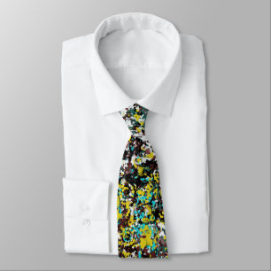 Geared Toward Steampunk Abstract Art Design Lover Neck Tie