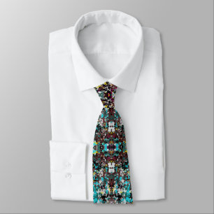 Geared Toward Steampunk Abstract Art Design Lover Neck Tie