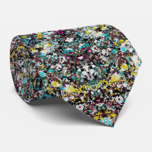 Geared Toward Steampunk Abstract Art Design Lover Neck Tie