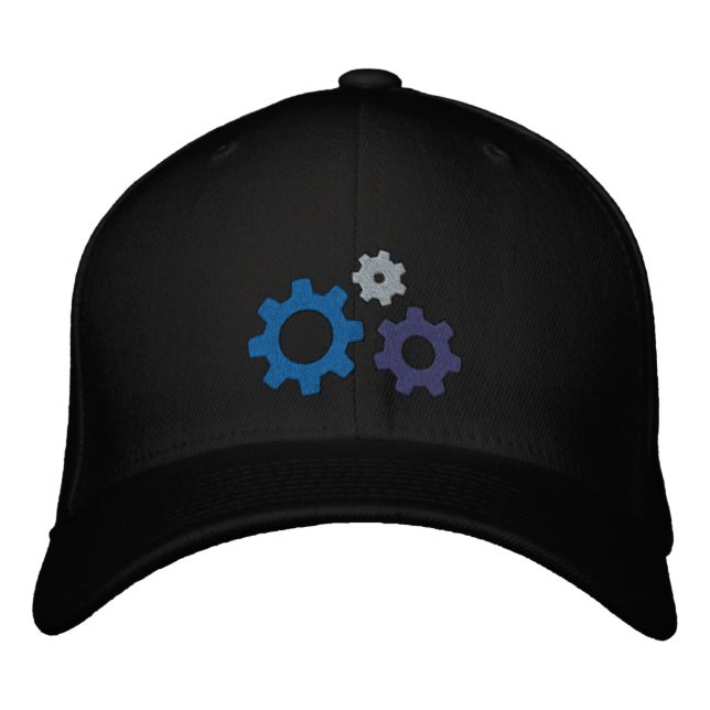 Gearhead Embroidered Baseball Hat (Front)