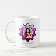 Gearhead Girl - Dark hair mug