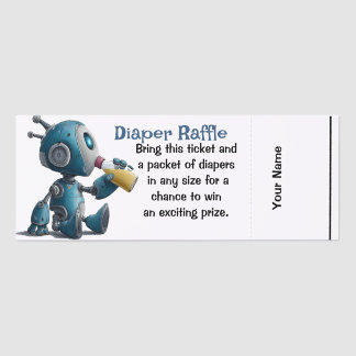 Gearing Up for Baby Diaper Raffle Ticket