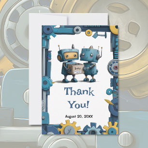 Gearing Up for Baby - Thank You Card