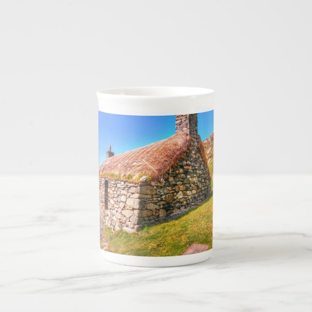 Gearrannan, Isle of Lewis Bone China Mug (Front)