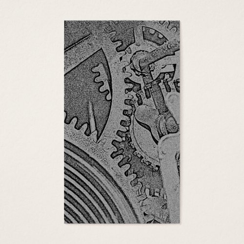 Gears Business Card Template