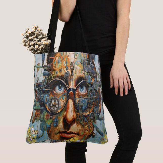 Gears Are Oiled and Ready Tote Bag (Close Up)