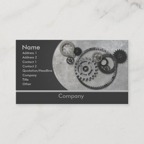 Gears Business Card