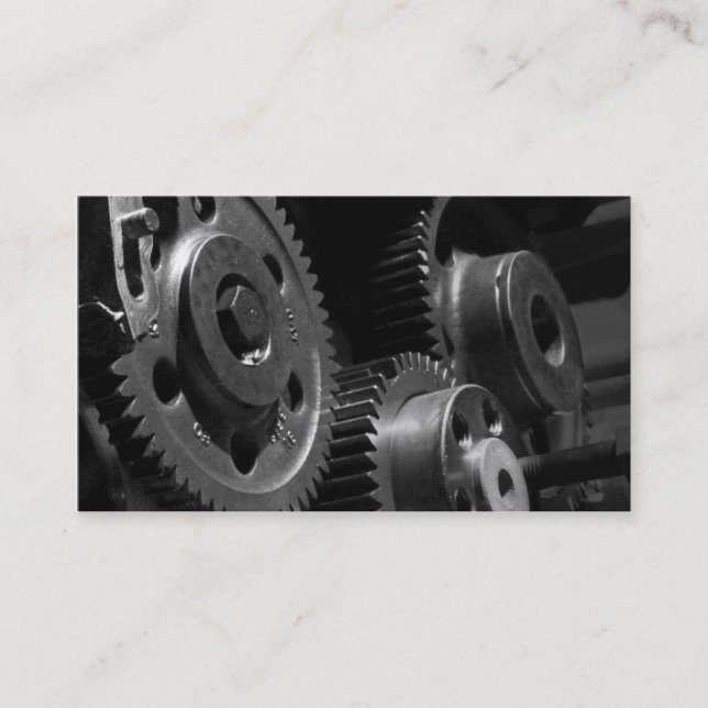Gears Business Card (Front)