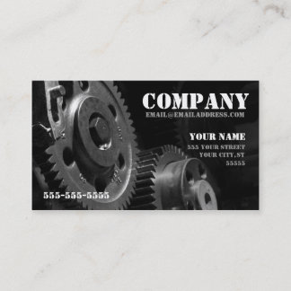 Gears Business Card (one-sided)