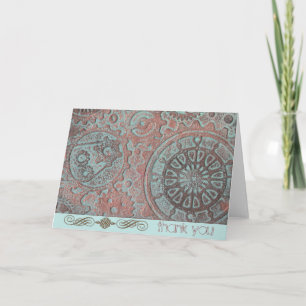 Gears in Motion Thank You Card