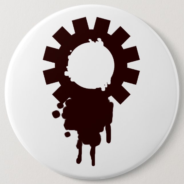 Gears logo button (Front)