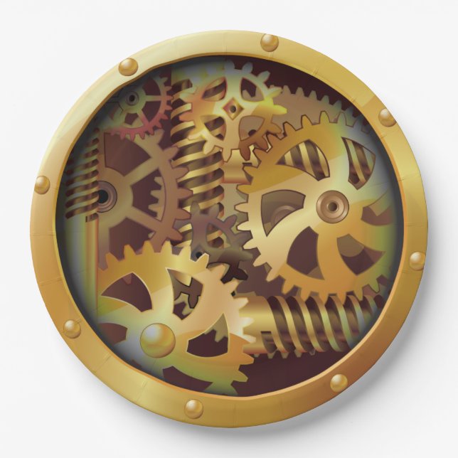 GEARS PAPER PLATES (Front)