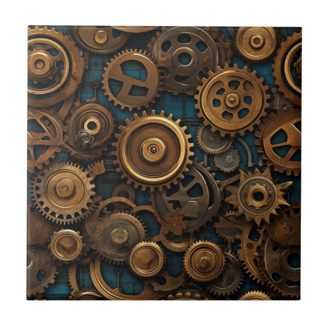 Gears Pattern Tile (Front)