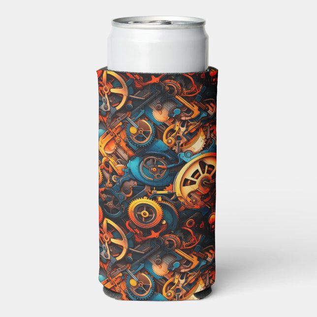 Gears Seltzer Can Cooler (Seltzer Back)