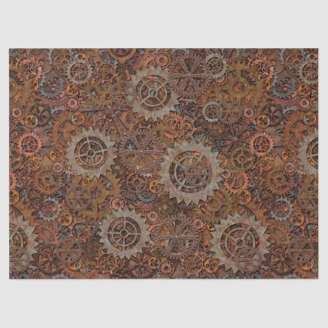 Gears Tissue Paper (Front)