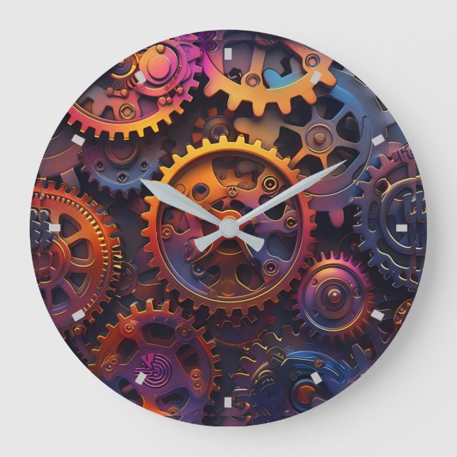 Gears Wall Clock (Front)