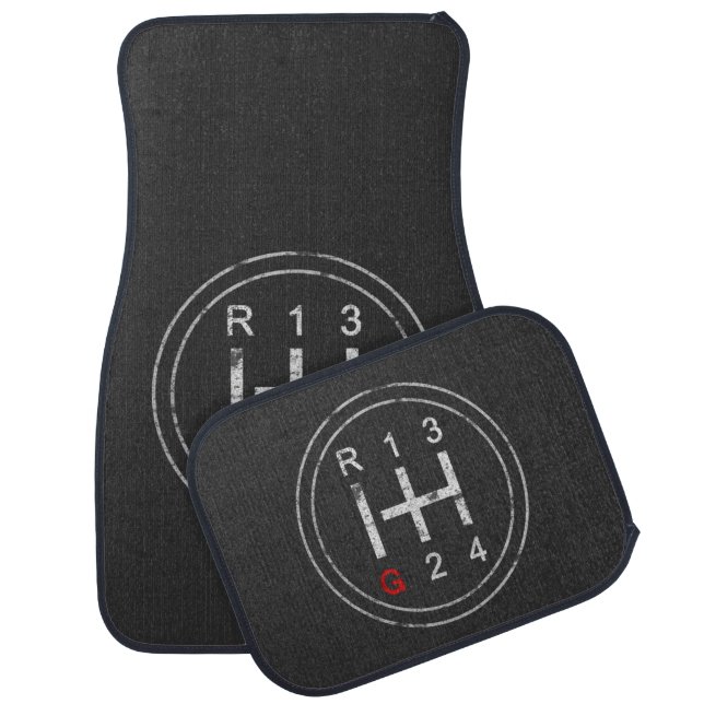 Gearshift Knob Syncro T3 Vanagon Classic Car  Floor Mat (Set)