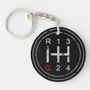 Gearshift Knob Syncro T3 Vanagon Classic Car Keychain