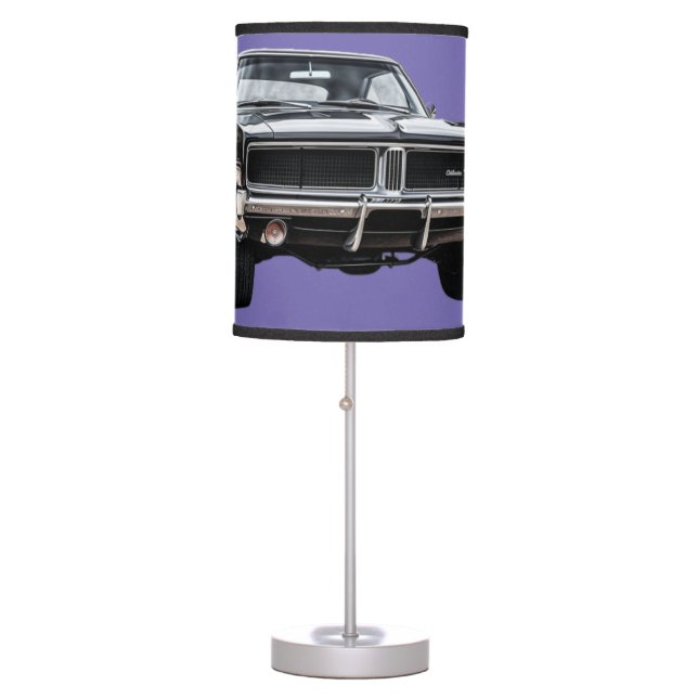 Gearsome  shower curtain table lamp (Front)