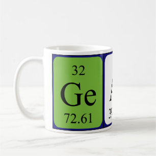 Geary periodic table name mug