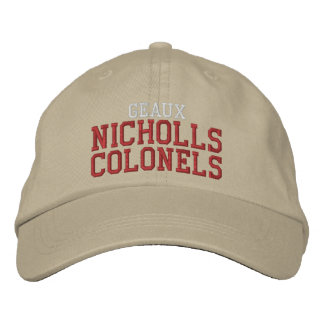 geaux Nicholls Colonels Embroidered Baseball Cap