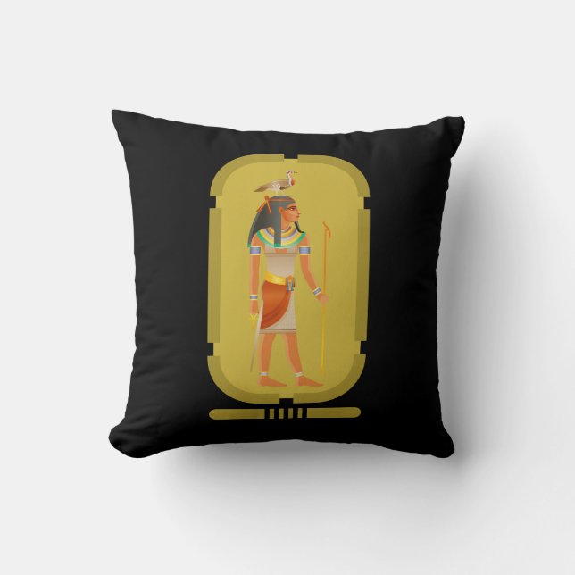 Geb Throw Pillow (Front)
